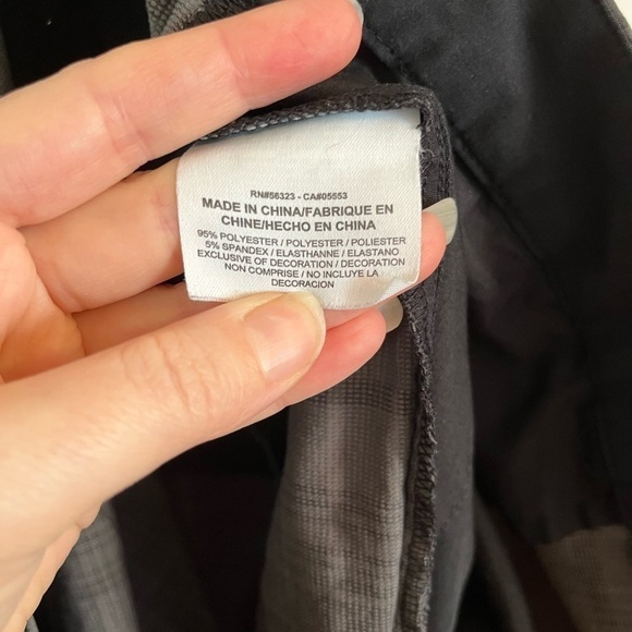 nike Golf Tour Performance Dri-Fit Men’s Gray Plaid Chino Shorts Sz 42 Stretch - Picture 7 of 8